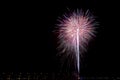 Fireworks at Fourth of July Celebration Royalty Free Stock Photo