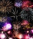 Fireworks Grand Finale Royalty Free Stock Photo