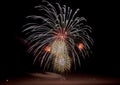 Fireworks in Gunzenhausen Royalty Free Stock Photo