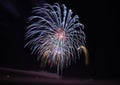 Fireworks in Gunzenhausen Royalty Free Stock Photo