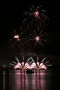 Fireworks Ignis Brunensis - Nanos Fireworks Royalty Free Stock Photo