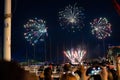 Kieler Woche (Kiel Week) Fireworks 2 Royalty Free Stock Photo