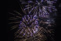Fireworks light up the sky Royalty Free Stock Photo