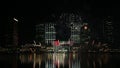 Fireworks lighting up the sky in Abu Dhabi as part of 48th National Day celebrations