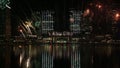 Fireworks lighting up the sky in Abu Dhabi as part of 48th National Day celebrations