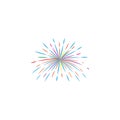 Fireworks logo vector