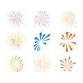 fireworks logo vector