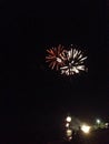 Fireworks near the beach nye