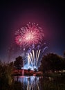 Fireworks at nightFireworks at night in new year Royalty Free Stock Photo