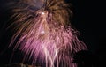 Fireworks in the night Royalty Free Stock Photo