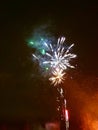 Fireworks night , explosion of colour