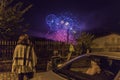 Fireworks in the south of italy,montefalcione irpinia