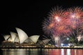 Fireworks Opera House Sydney Australia Royalty Free Stock Photo