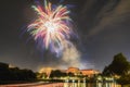 Fireworks over Art Museum, Philadelphia, Pennsylvania Royalty Free Stock Photo