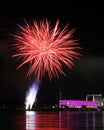 Fireworks over the danube in Linz, Austria #10