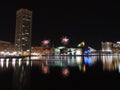 Fireworks over Downtown Baltimore
