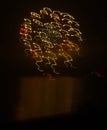 Fireworks over Grand Marais Harbor, Minnesota