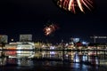 Fireworks over UmeÃÂ¥, Sweden