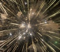 Fireworks at Rapallo Royalty Free Stock Photo