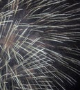 Fireworks at Rapallo Royalty Free Stock Photo