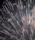 Fireworks at Rapallo Royalty Free Stock Photo