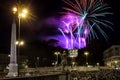 Fireworks in Rome, Italy Royalty Free Stock Photo