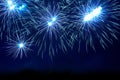 Fireworks, salute. Royalty Free Stock Photo