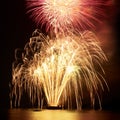 Fireworks, salute Royalty Free Stock Photo