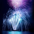 Fireworks, salute Royalty Free Stock Photo