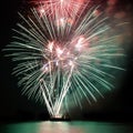 Fireworks, salute Royalty Free Stock Photo
