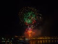Fireworks in San Sebastian in the Basque country