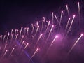 Fireworks at Shatin Racecourse Royalty Free Stock Photo