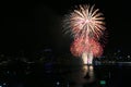 Fireworks show at Pattaya beach