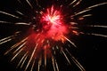 Fireworks shower Royalty Free Stock Photo