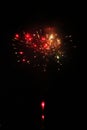 Fireworks shower Royalty Free Stock Photo