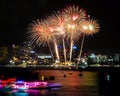 Fireworks sign of cristmas/ New Year eve and special festival.