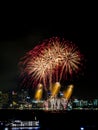 Fireworks sign of cristmas/ New Year eve and special festival.