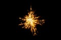 Fireworks, sparks, isolates on black background