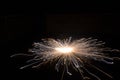 Fireworks sphere photograph Royalty Free Stock Photo