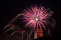 Fireworks St. Rumbold's Tower