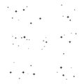 Fireworks star is a random source of flow. Set of shooting star. Stars on a white background