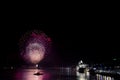 Fireworks in stockholm sweden Royalty Free Stock Photo