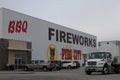 Fireworks store exterior 1949 Royalty Free Stock Photo