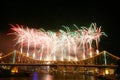 Fireworks at Story Bridge Royalty Free Stock Photo