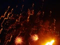 Fireworks at the Summer Event Royalty Free Stock Photo
