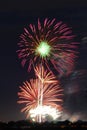 Fireworks in Tampa Royalty Free Stock Photo