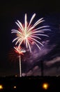 Fireworks in Tampa Royalty Free Stock Photo