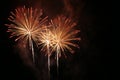 Fireworks Trio Royalty Free Stock Photo