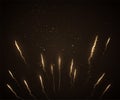 Fireworks vector background. EPS10 Royalty Free Stock Photo