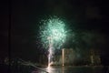 Fireworks at the Waikiki Beach on Oahu